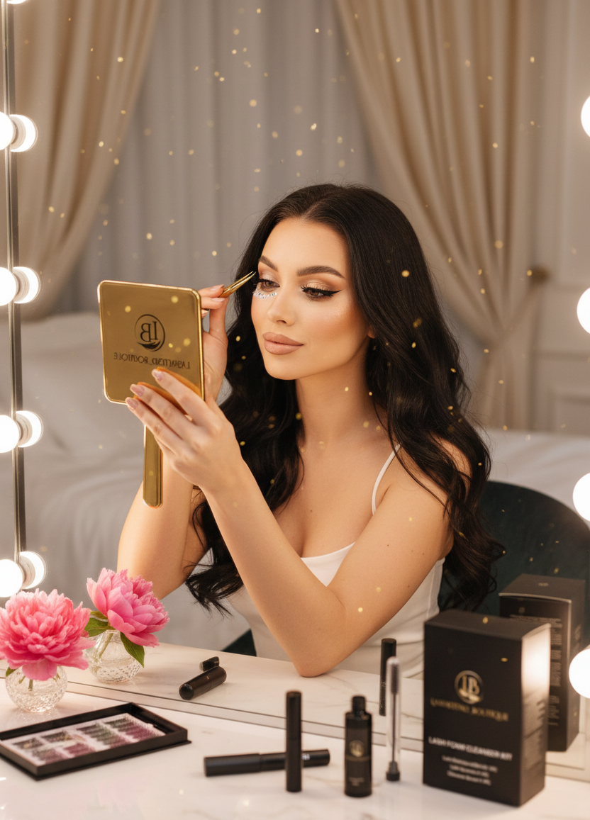 Espejo de lujo LashXtend-Boutique